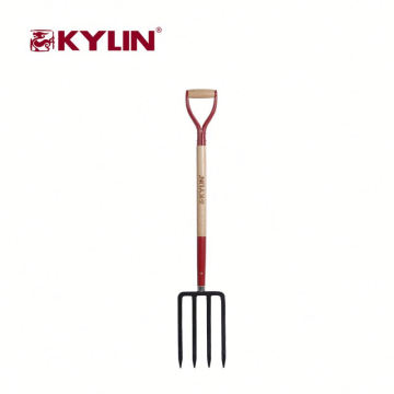 Best Quality Four Prong Farming Steel Pitchfork With Handle